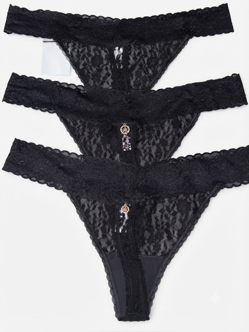 Pearl by Venus 3 Pack Lace Thong Panties - Picture 2 of 4